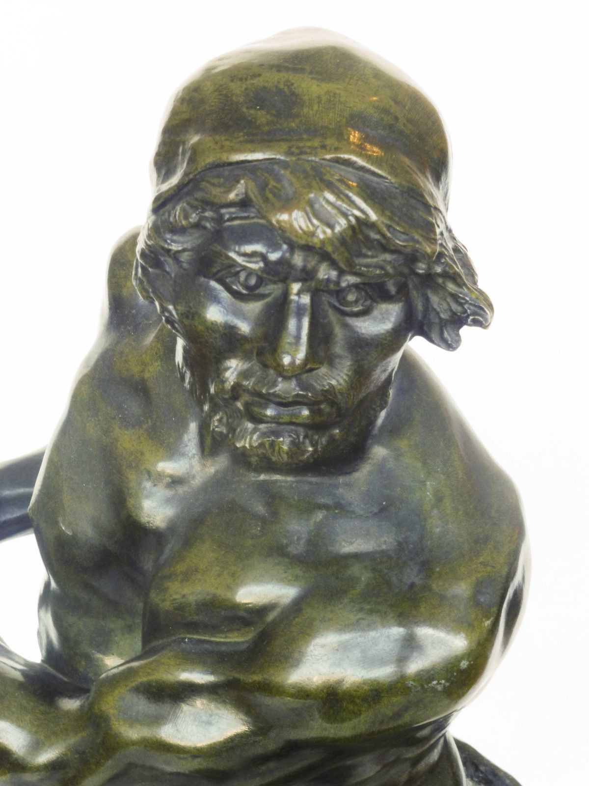 The Steerman bronze sculpture signed George Colin - Image 3