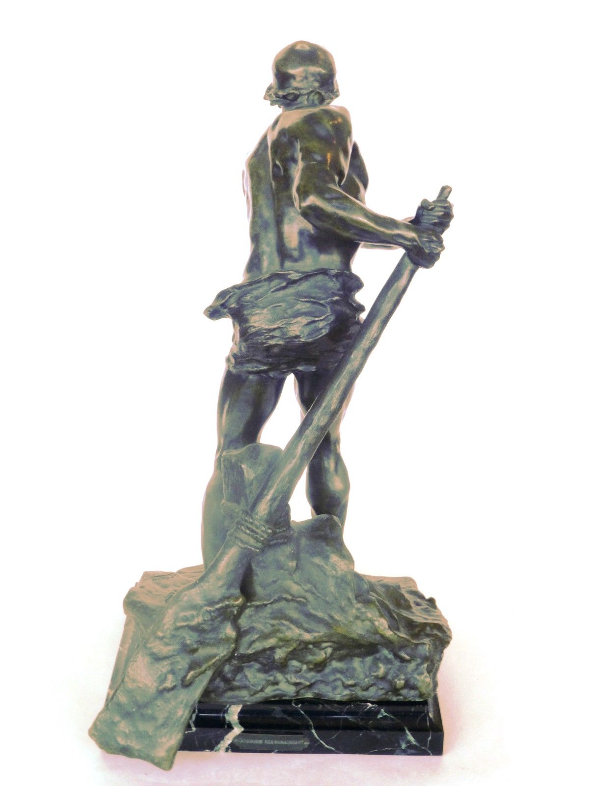 The Steerman bronze sculpture signed George Colin - Image 2