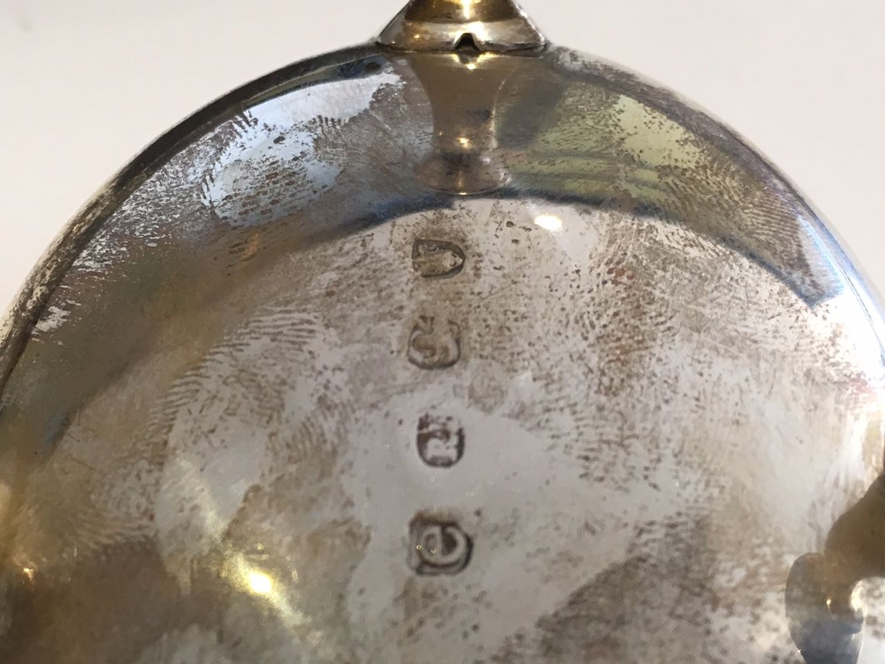 Set of 2 George III Silver Salt Cellars with Spoons Circa 1777 - 1781 - Image 4