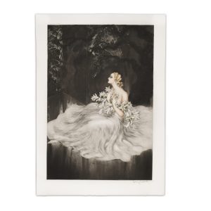 1934 Louis Icart "Lillies"