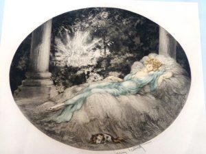 1937 Louis Icart Etching, 