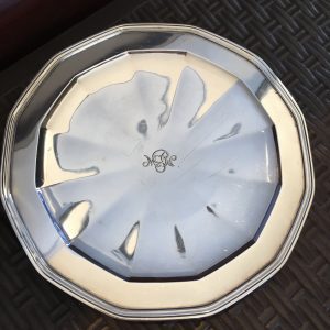 Antique Art Deco Tiffany &  CO. Sterling Silver Tray Art Deco STAMPED - 20 ozt