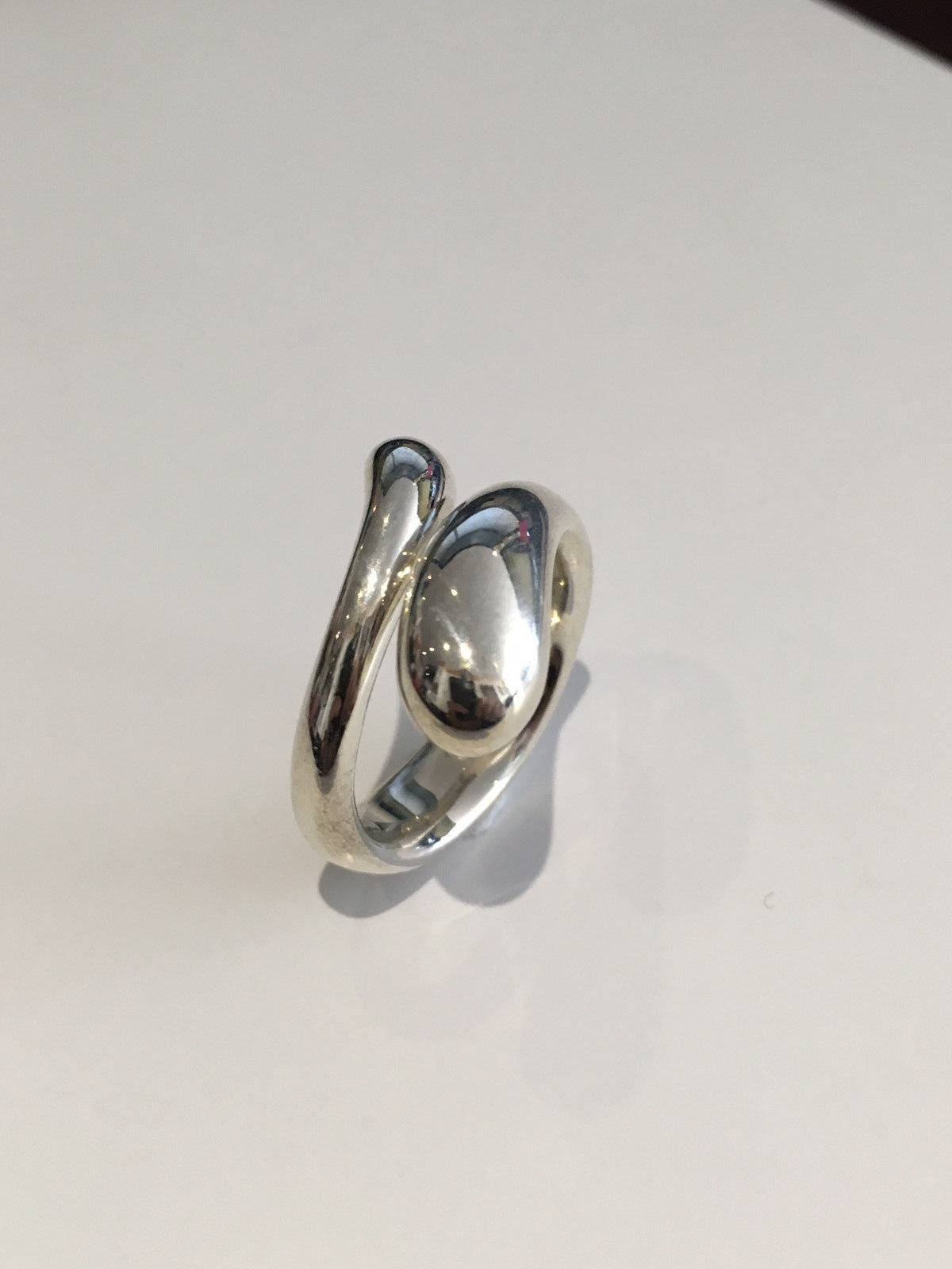 Tiffany & Co. Elsa Peretti Design Sterling Silver Ring- Size 6.5 - Image 13