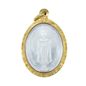 Buddhist Silver Pendant