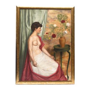 Oil Painting of Nude Woman Unknown 19th Century French School