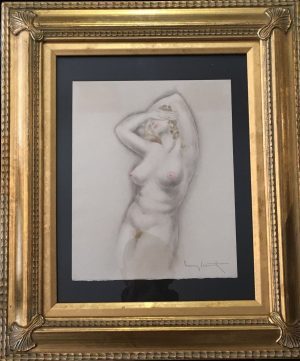 Circa 1930 Louis Icart Laughing Original Dry Point Etching Signed