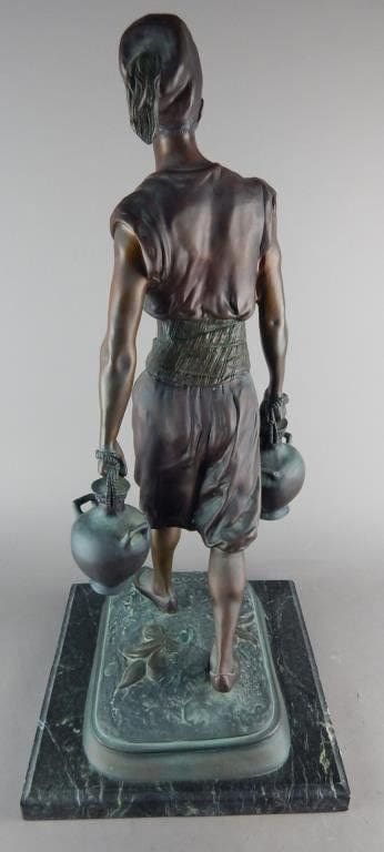 Fine Modern Bronze of "Porter of Tunis" After Jean Didier Debut COPY Late 20th - Image 6