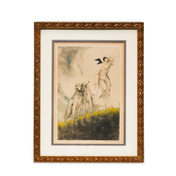 Louis Icart Etching ''Joy of Life'' Circa 1929 Signed