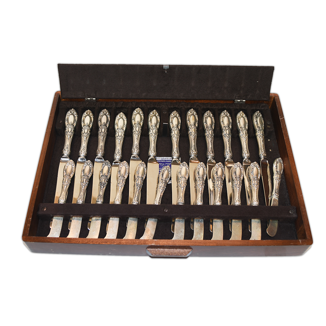 Georgian Rose by Reed and Barton Knives Set - Image 4