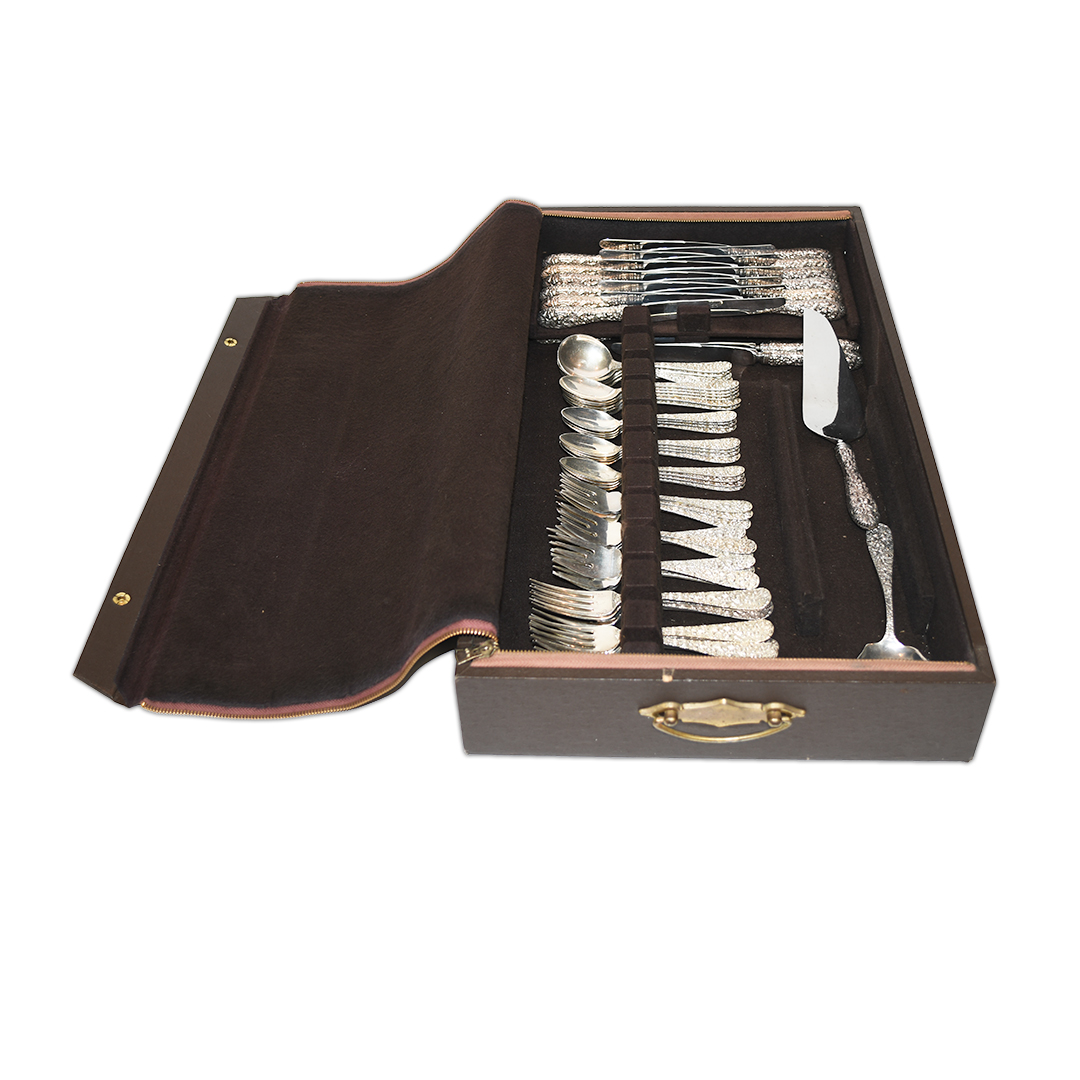 Rose by Stieff | Sterling Flatware Set (61 Piece Set) - Image 3