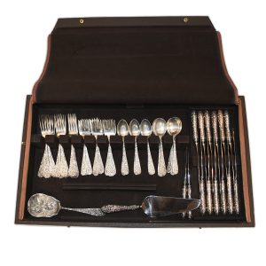 Rose by Stieff | Sterling Flatware Set (61 Piece Set)