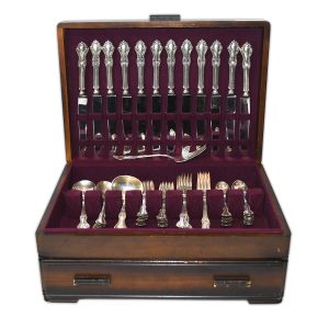 Set of (6) .800 Silver Filigree Demitasse Spoons Early 20th