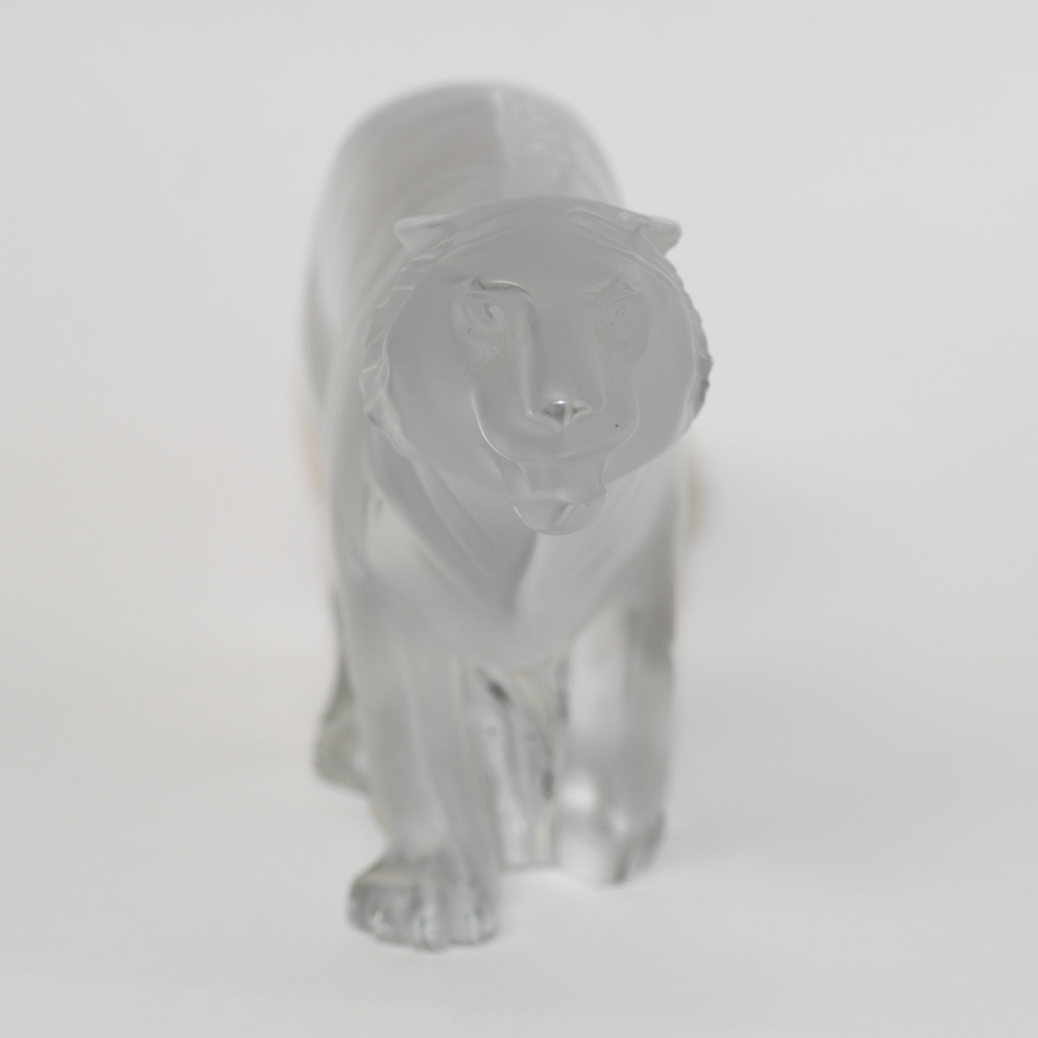 Tigre By Lalique, Frosted Bengal Tiger, Signed Lalique France - Image 10