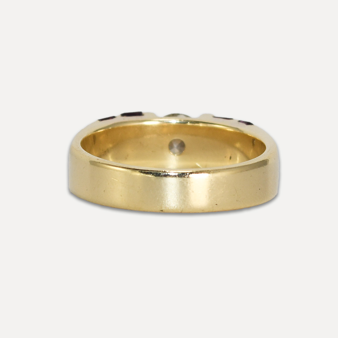 14K Yellow Gold Ruby & Diamond Ring 0.90ct - Image 5