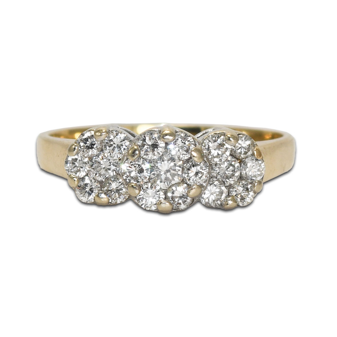 Diamond Estate Cluster Ring