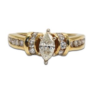 Marquise Diamond Engagement Ring