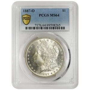 1887-O $1 Morgan Dollar, PCGCS MS64