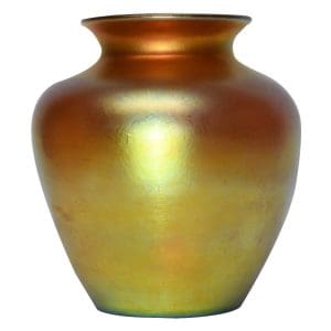 Steuben Gold Aurene Glass Vase