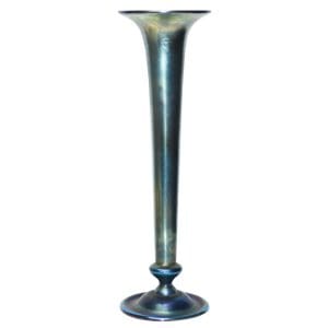 Tiffany Studios Blue Favrile Glass Vase