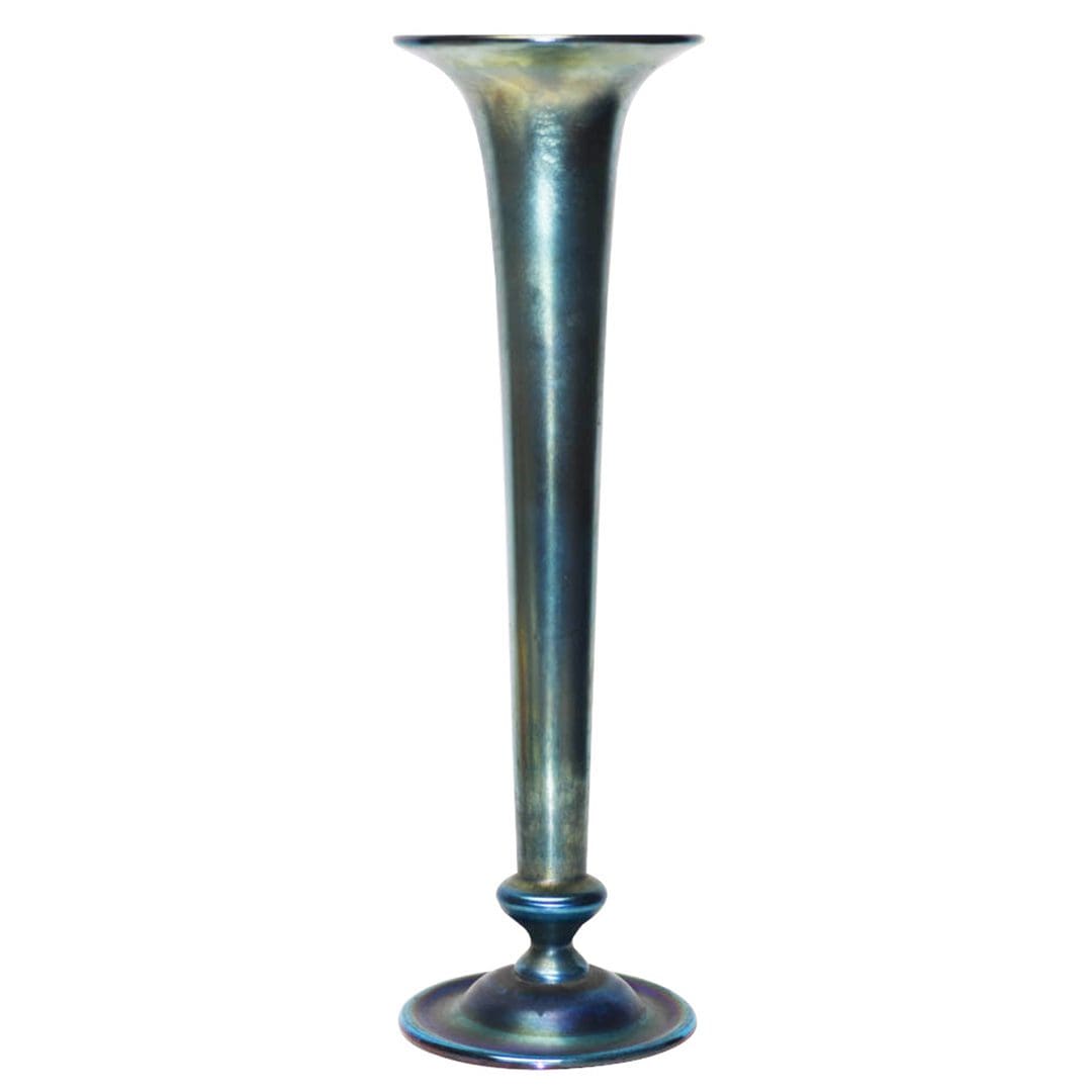 Tiffany Studios Blue Favrile Glass Vase