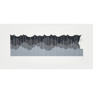 Rain Serigraph by Erte