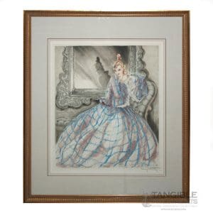 Girl in Crinoline by Louis Icart