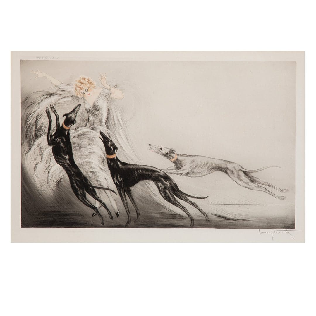 1929 Louis Icart Etching, 
