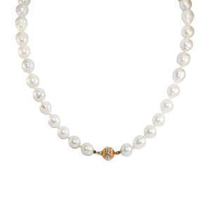 Freshwater Cultured Semi-Baroque Pearl Necklace