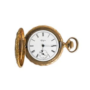 Elgin Multi-Tone Gold Pocket Watch