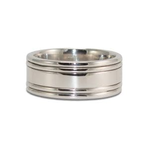 Wedding Band in 14K White Gold