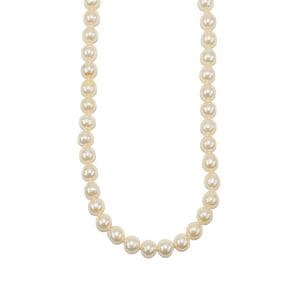 Cultured Semi-Baroque Pearl Necklace