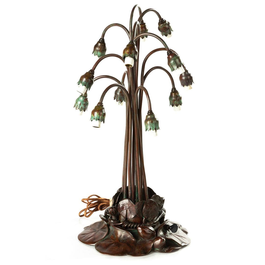 Antique Tiffany Studios Twelve Light Lily Lamp,1905 | eBay