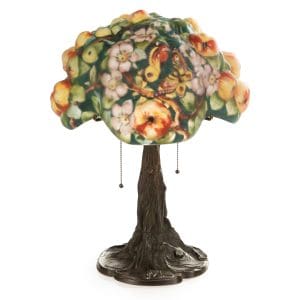 Pairpoint Puffy Apple Tree Table Lamp