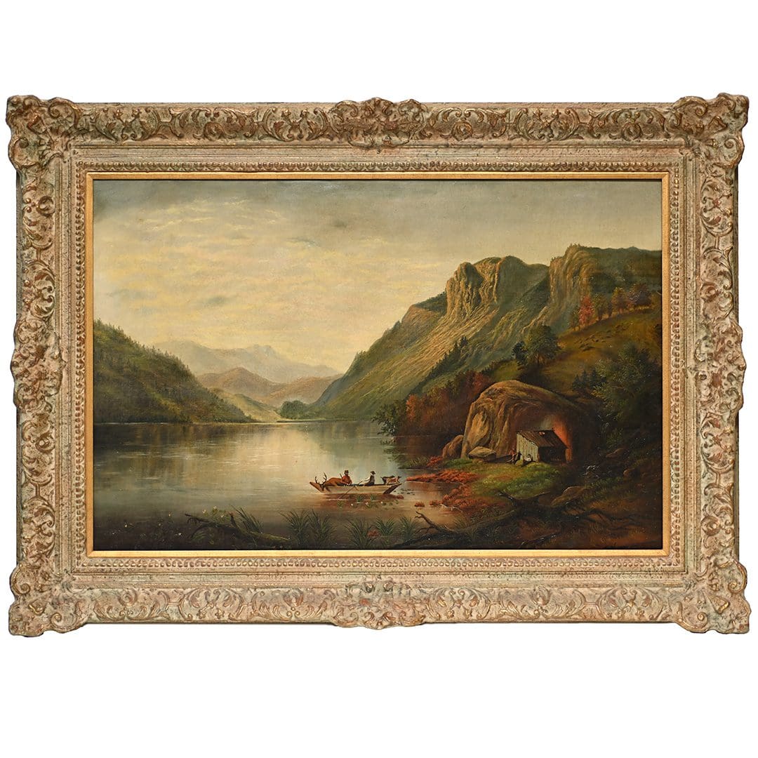 Scottish Landscape Painting,1856 Signed Buchanan