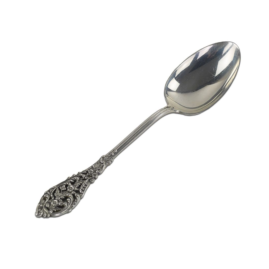 Florentine Lace by Reed & Barton Sterling Serving Spoon 8.5" - Image 4