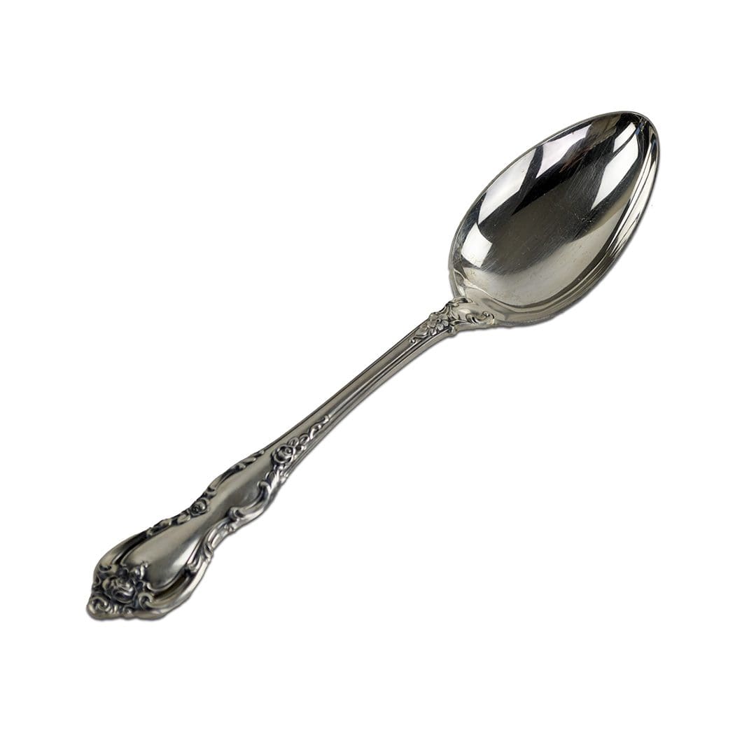 Spanish Provincial Sterling Table Spoon by Towle 8.75" - Image 5