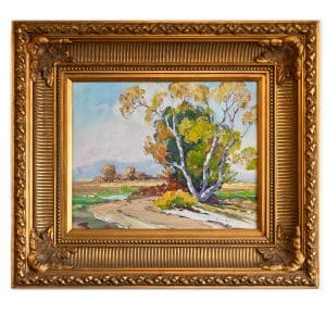 California Scenic Landscape, by Helen Hafer Framed